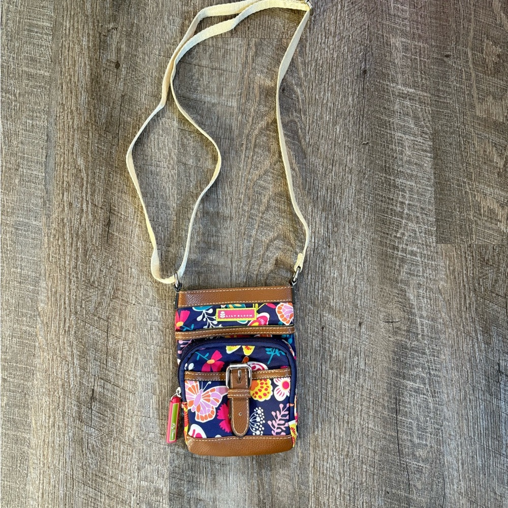 Lily Bloom Girls Floral Crossbody Bag